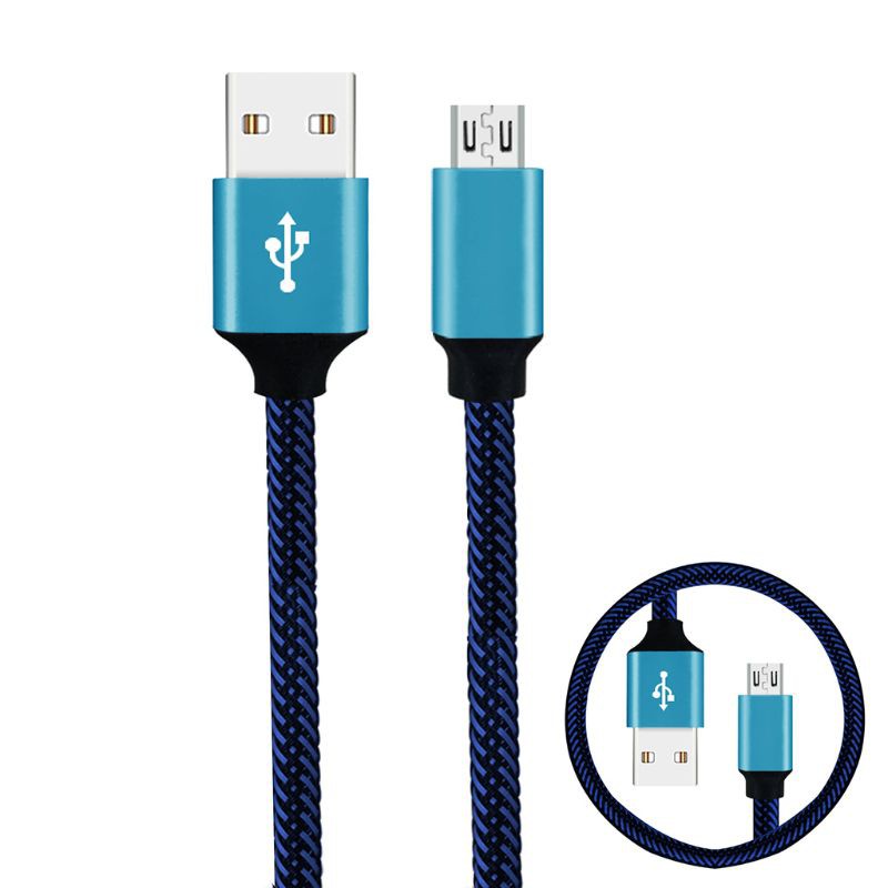 Dây cáp sạc nhanh đầu USB 3A kết nối cục sạc dự phòng cho điện thoại Samsung Xiaomi Huawei