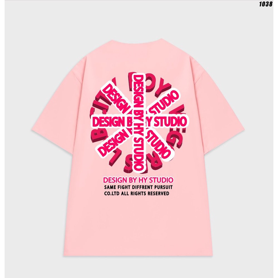 Áo thun tay lỡ unisex form rộng Dấu sao HY STUDIO 1038
