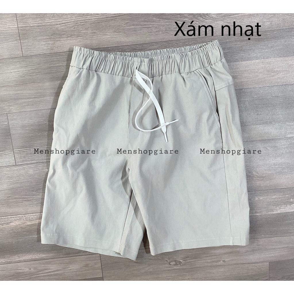 quần short nữ lưng thun - vải kaki mịn | BigBuy360 - bigbuy360.vn