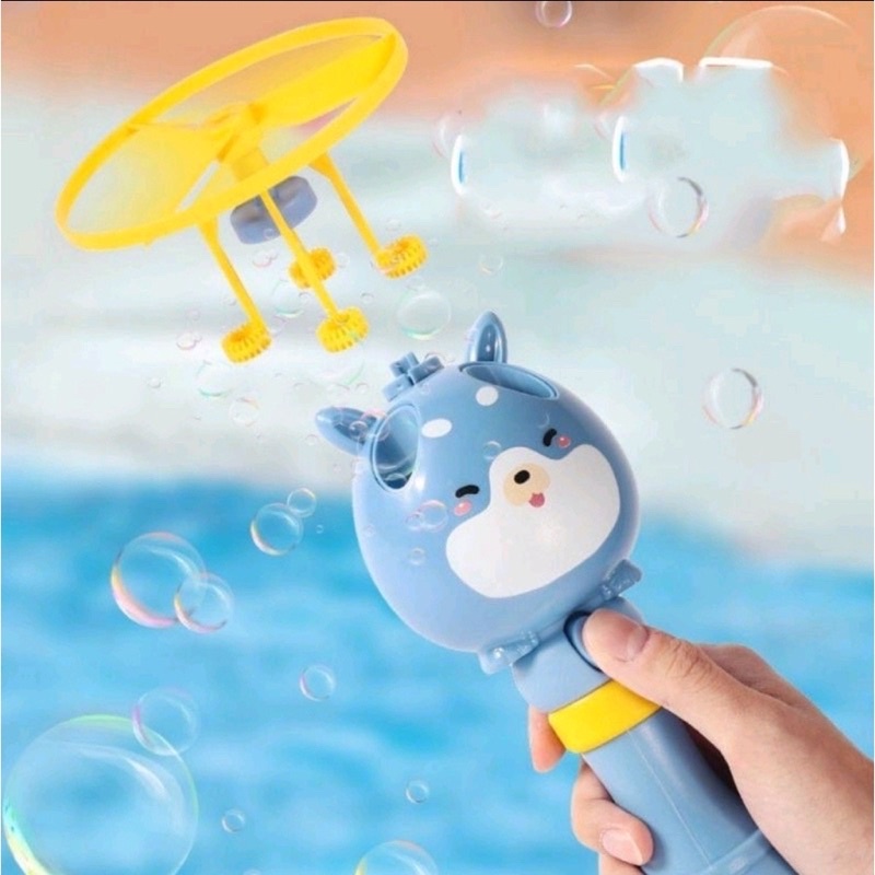 Thổi Bong Bóng Xà Phòng Kèm Chong Chóng Quay Bay Siêu Yêu Cho Bé