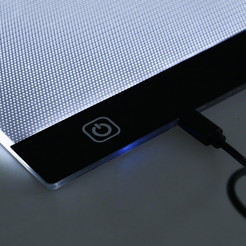 Bảng Vẽ Đèn LED Khổ A4 USB Có Thể Điều Chỉnh Độ Sáng