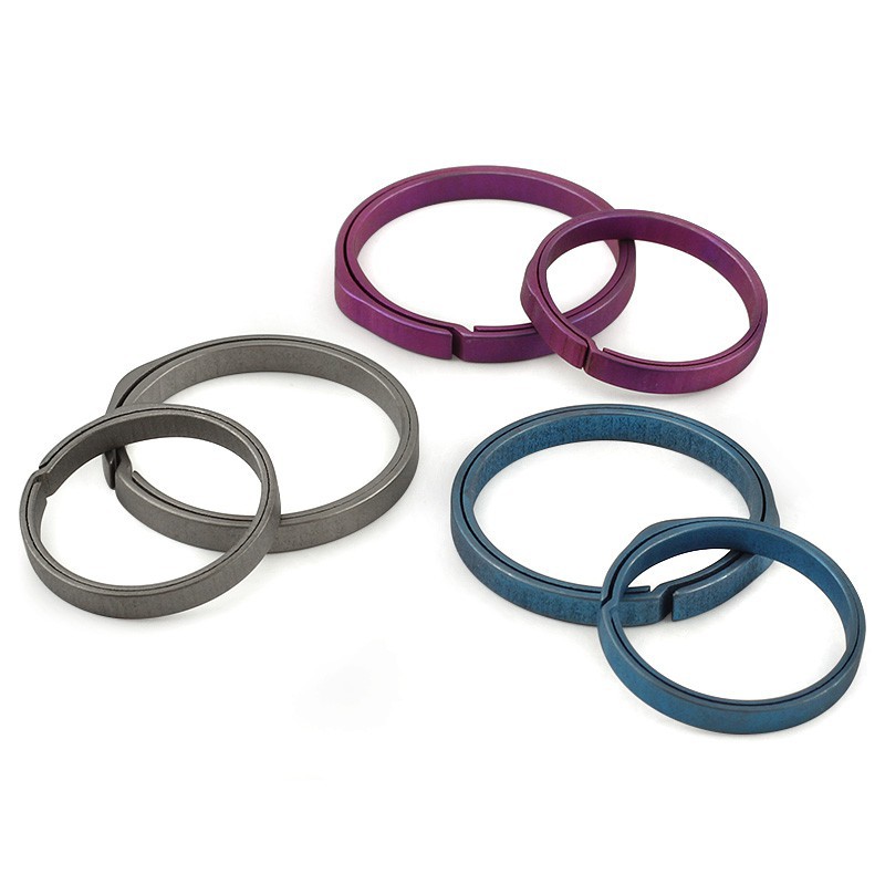 Móc Chìa Khóa Bằng Hợp Kim Titan Màu Xám TC4 20mm/26mm/33mm