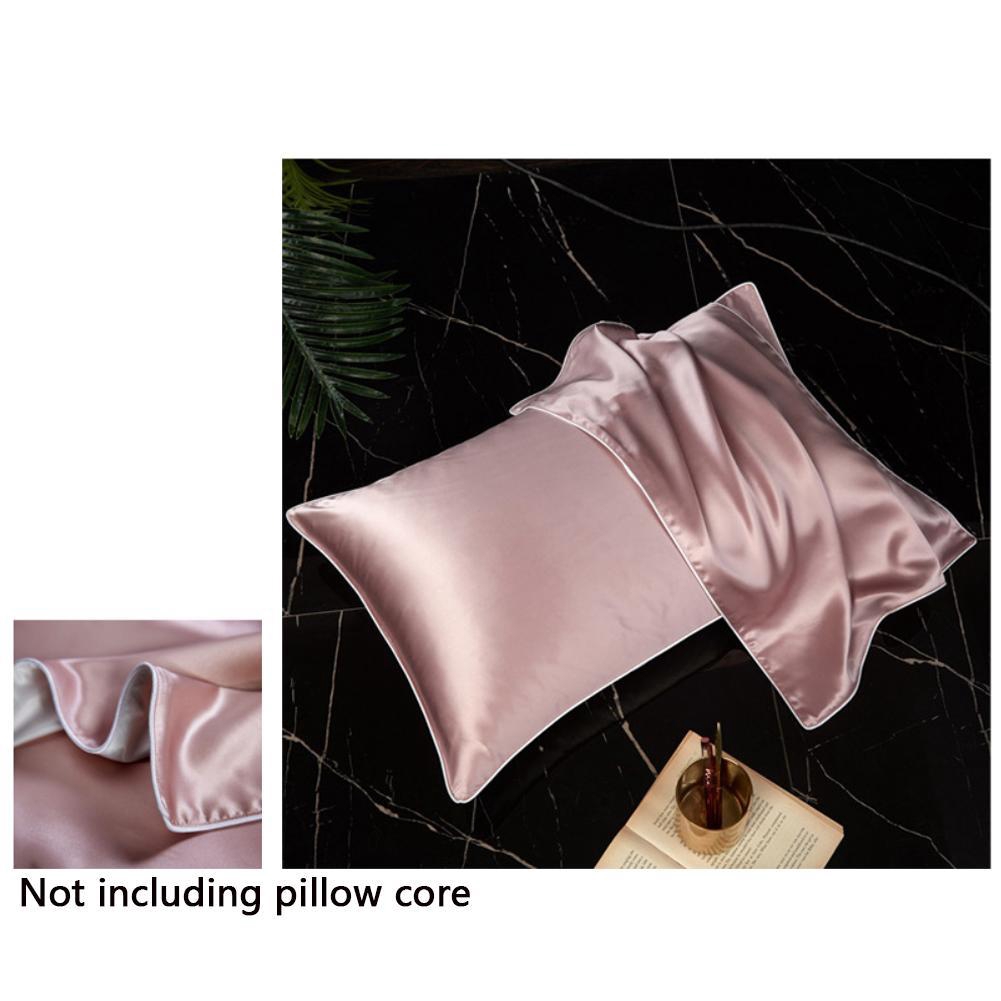 1pc Soft Mulberry Pure Silk Pillowcase Covers Silk Anti-Ageing Beauty P5I8