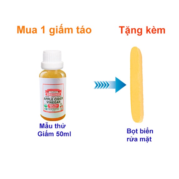 Giấm táo hữu cơ USA ( có con giấm mẹ) 100ml The Look Shop- Apple Cider Vinegar with the mother