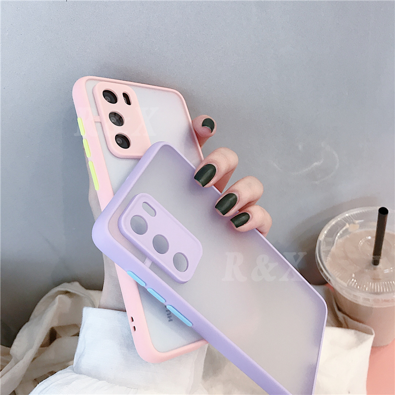 Ốp lưng màu kẹo ngọt xinh xắn dành cho Huawei Y6P Nova 7se 7i 5t 3i 2i Y9S Y9 Prime 2019