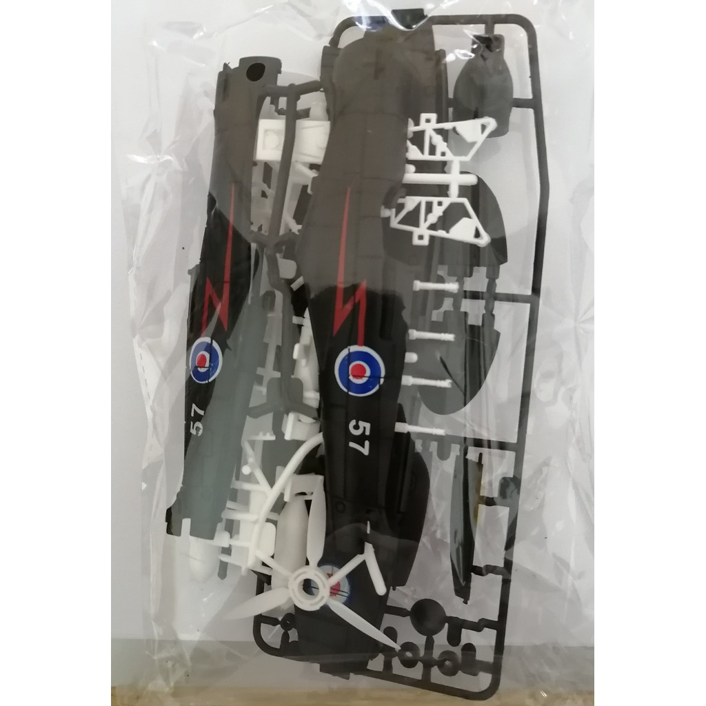 Bộ mô hình tự lắp ráp  - Máy bay Black Spitfire 57 - Tỷ lệ 1:48