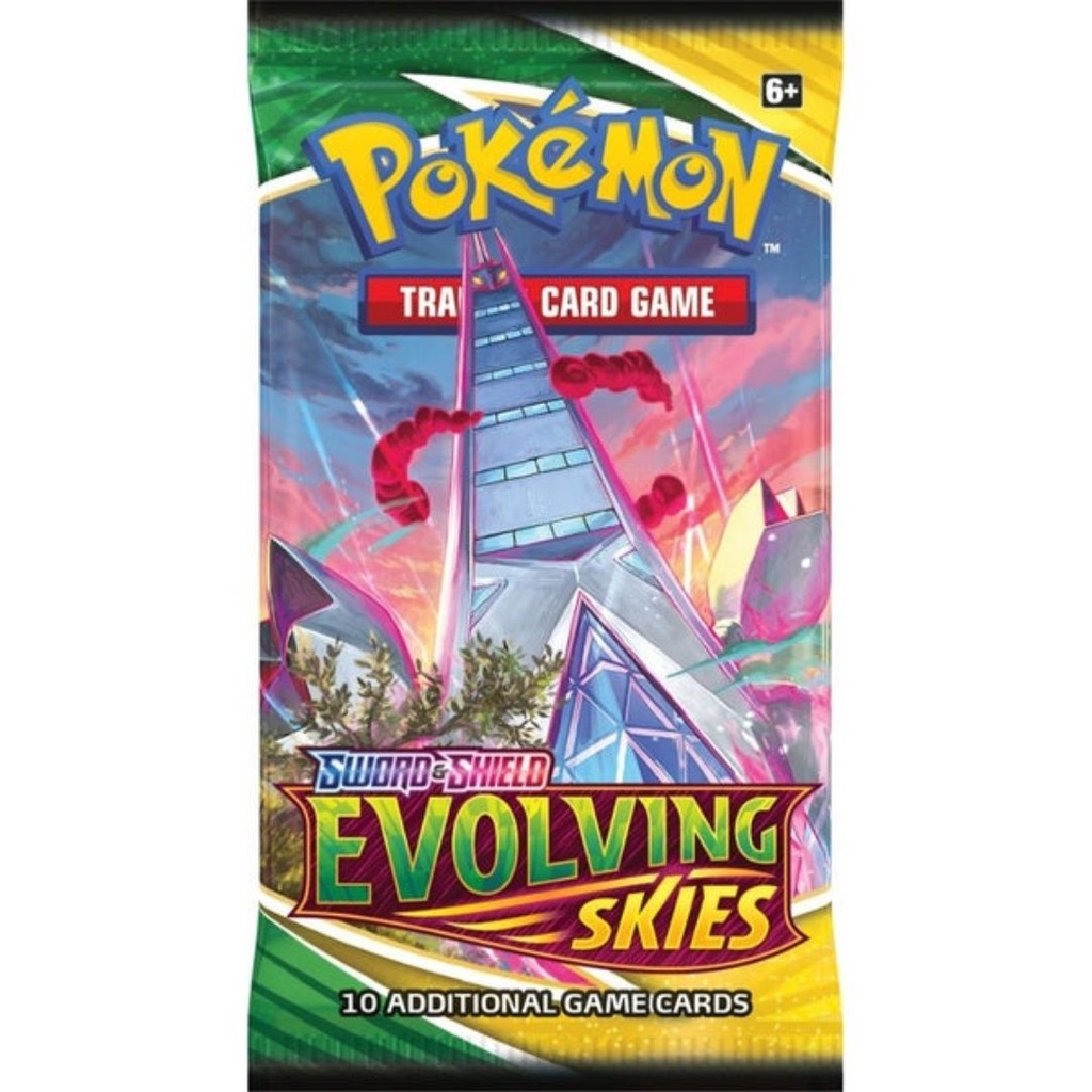 Bài Pokemon TCG Sword and Shield Evolving Skies Booster Pack Build Deck phiên bản tiếng Anh CHÍNH HÃNG MỸ POKTCGUSBP30