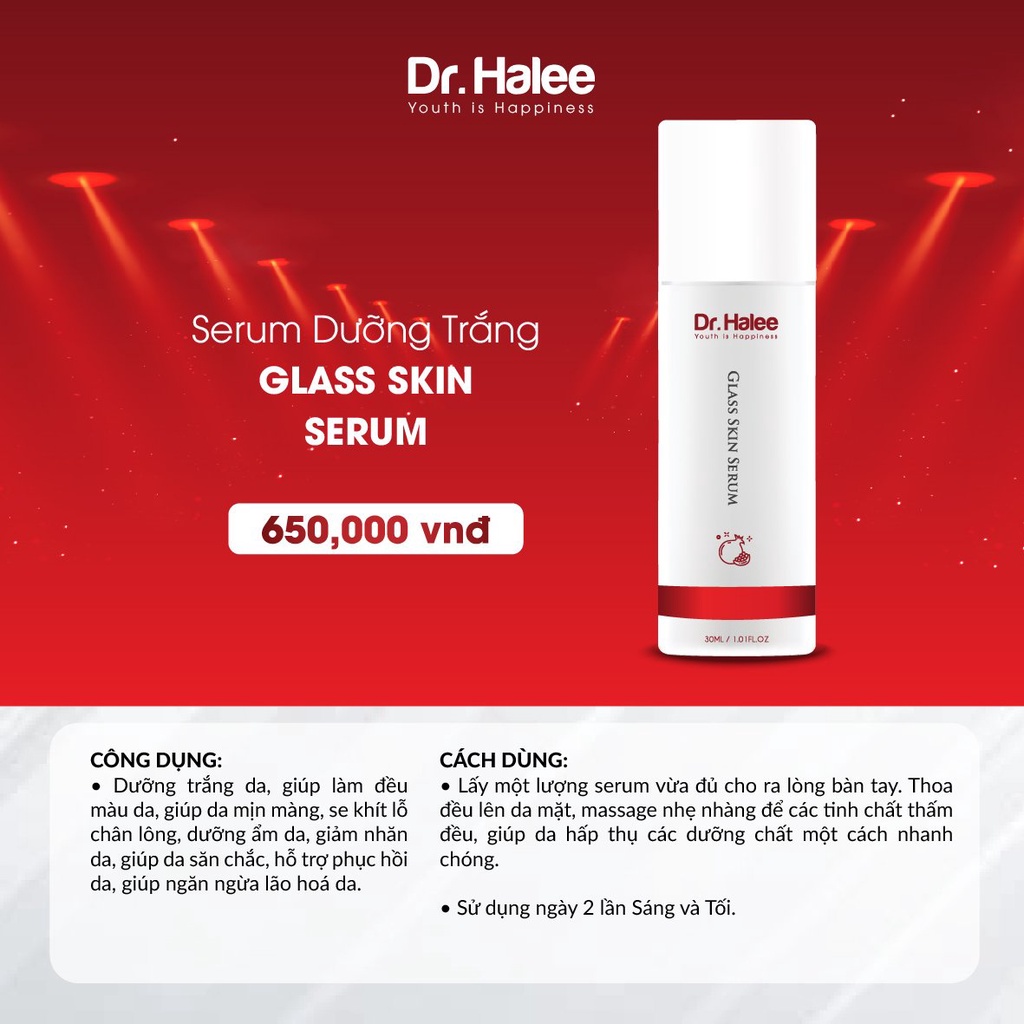Serum Dưỡng Trắng Căng Bóng Da Dr.Halee 30ml