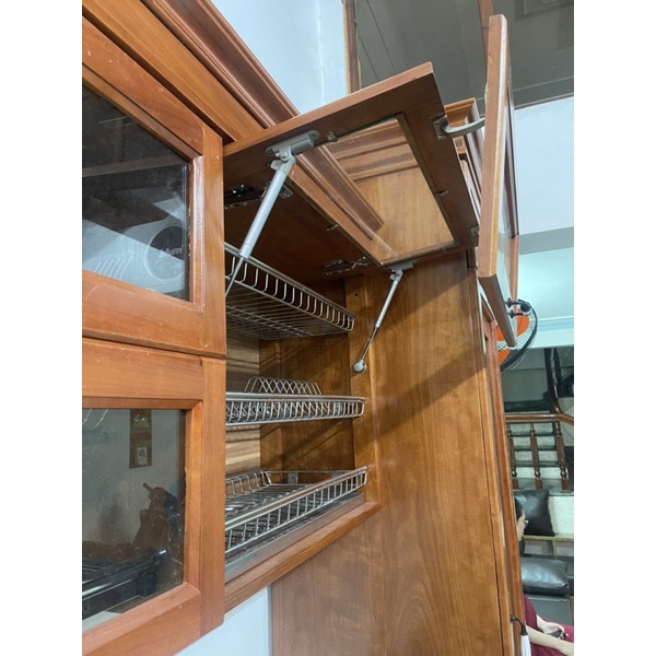 Kệ úp chén bát lắp tủ bếp trên inox bền đẹp nặng ký