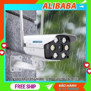 Camera wifi giám sát ngoài trời Yoosee, camera giám sát với 6 đèn led Full HD - hồng ngoại quay đêm