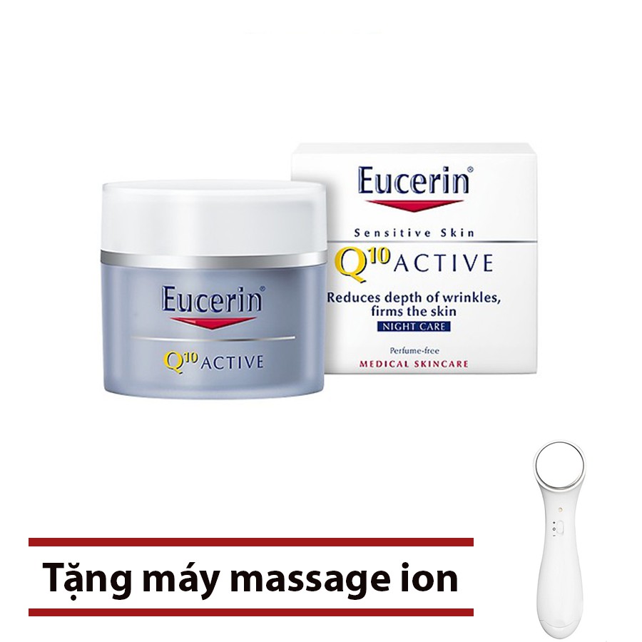 Kem dưỡng ẩm chống lão hóa ban đêm Eucerin Q10 Active Night Cream 50ml