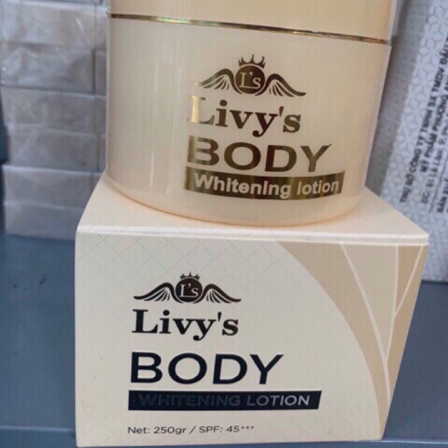 Kem Body Livy Hộp Vàng Nhạt Thái Lan 250g Chính Hãng.