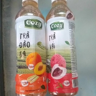Trà cozy vị đào sả, vải, trà tắc 350ml