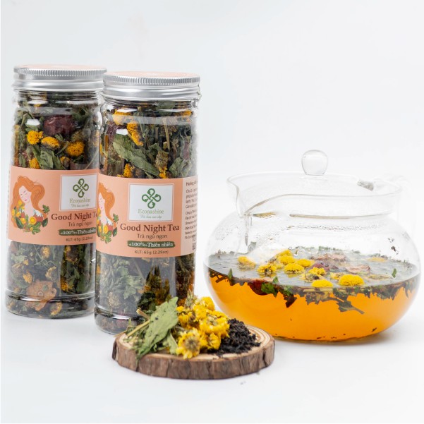 Trà ngủ ngon (Goodnight tea) Mix sẵn tiện lợi dễ sử dụng  - Giúp an thần, dễ đi vào giấc ngủ - An toàn - Tự nhiên