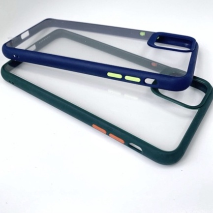 Ốp Chính Hãng  LIKGUS CLEAR SHIELD Series IPHONE 11/12/ Lưng Trong Viền Màu Bảo Vệ Camera LIKGUS