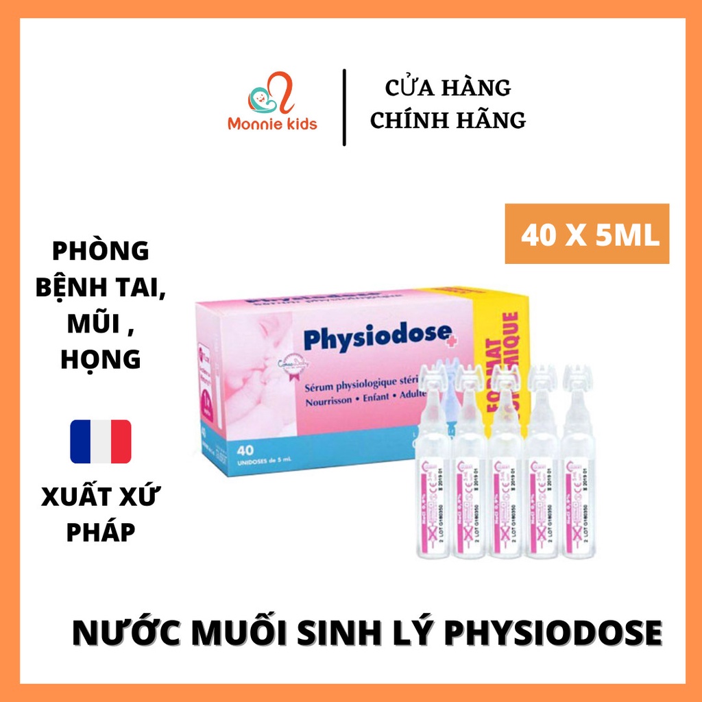 NƯỚC MUỐI SINH LÝ PHYSIODOSE 40X5ML