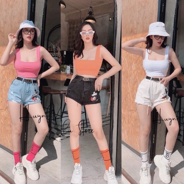 Áo 2 dây bản to body