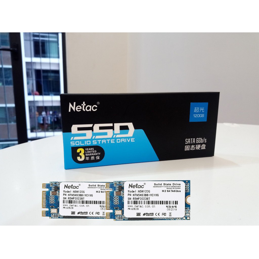 Ổ cứng SSD Netac 535N 120GB  M2 2280 Hàng chính hãng - Bảo hành 3 năm | BigBuy360 - bigbuy360.vn