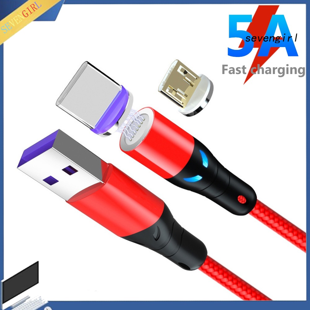 Dây Cáp Sạc Nhanh 5a Qc3.0 8pin Micro Usb Type-C Cho Android