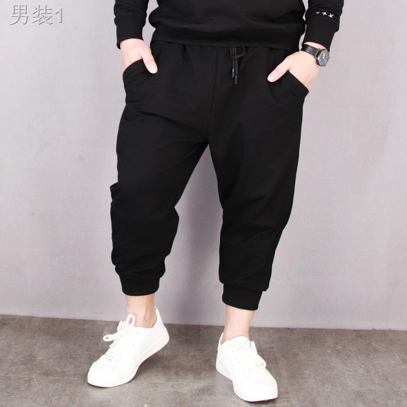 ✽┇✥Chính hãng Fortune Bird Autumn New Plus Fat Size dành cho nam Quần ống rộng cắt xén âu người béo