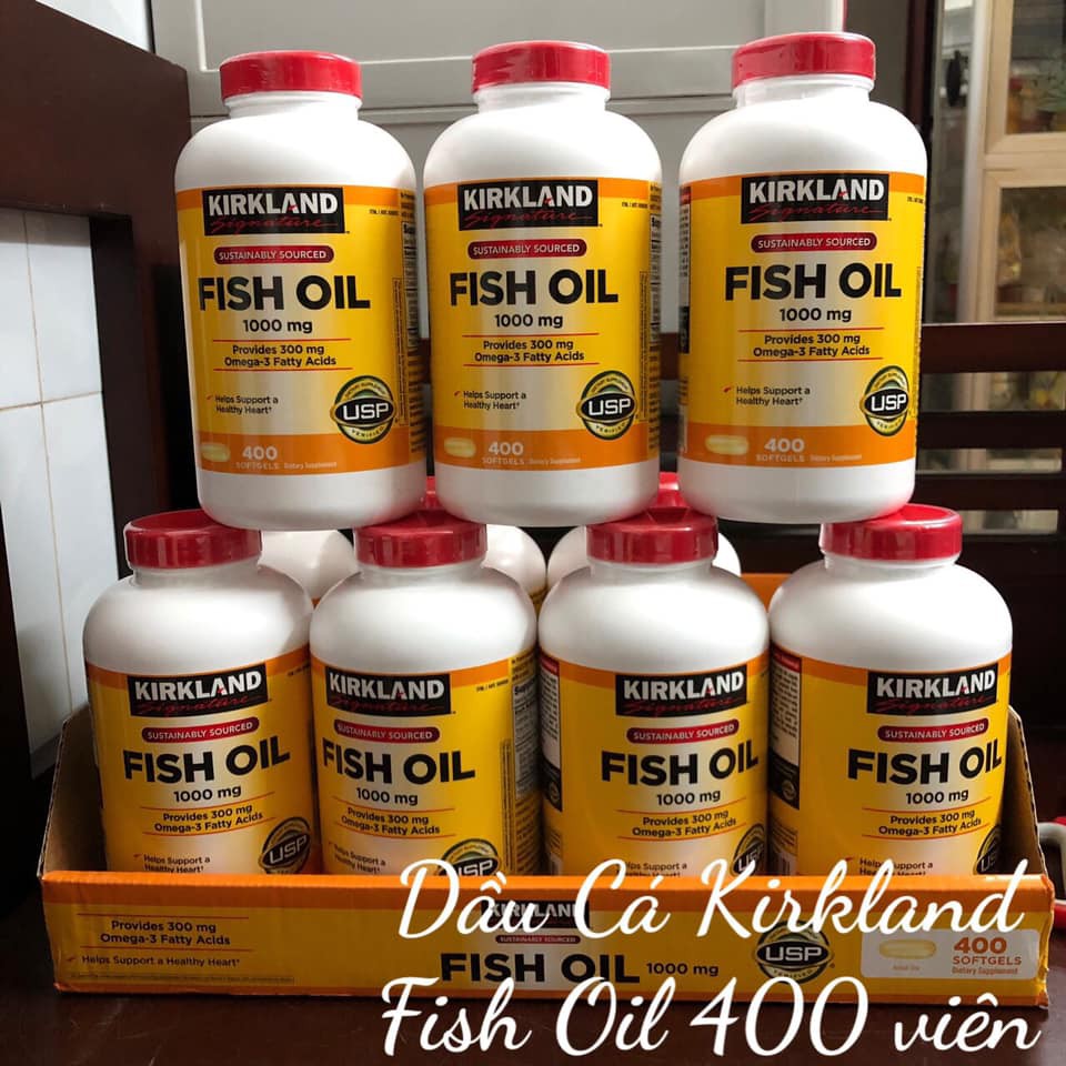 ❤ [Date 10/2023] Kirkland FIS OIL 400 viên Mỹ