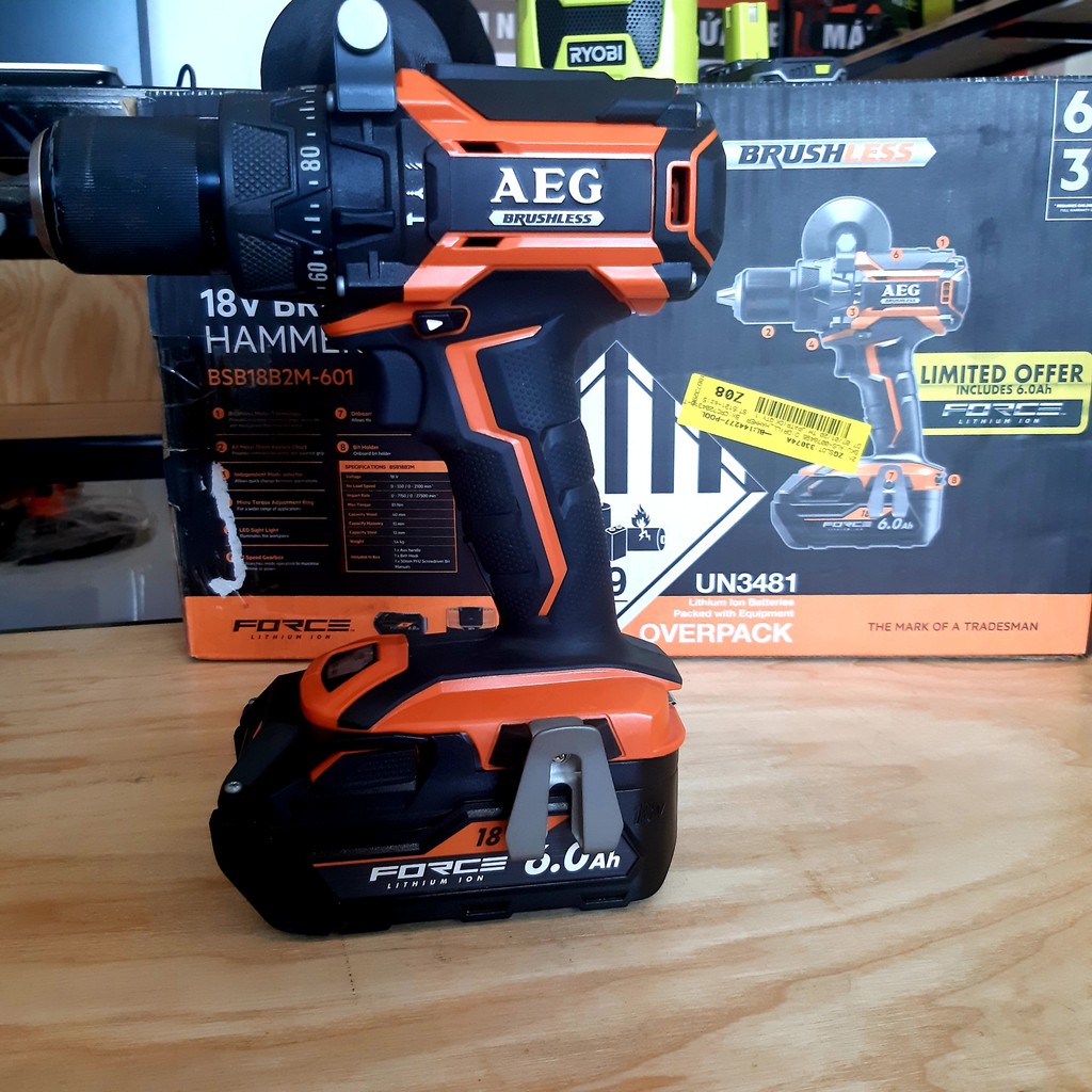 Bộ Máy Khoan Pin Brushless AEG