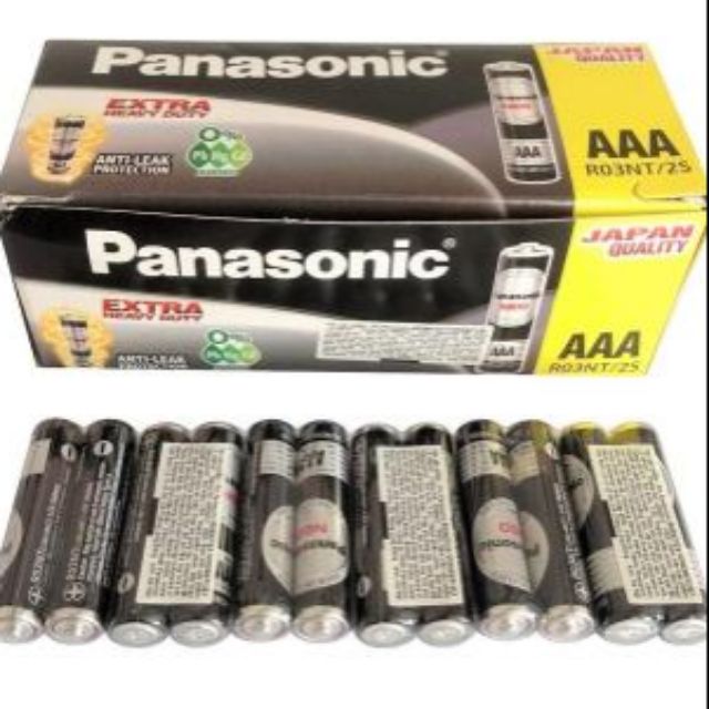 Pin tiểu bé Aaa panasonic chính hãng dùng cho điều khiển tivi đồ chơi trẻ em
