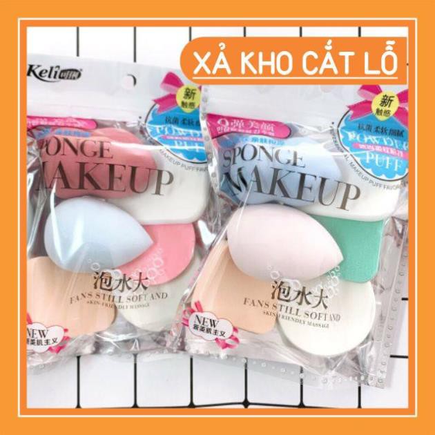 [Giá siêu sỉ] Bộ 6 Bông Mút Trang Điểm Keli Sponge Makeup | BigBuy360 - bigbuy360.vn