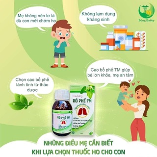 SIRO HO THẢO DƯỢC BỔ PHẾ TM ( CAO LỎNG BỔ PHẾ TM )