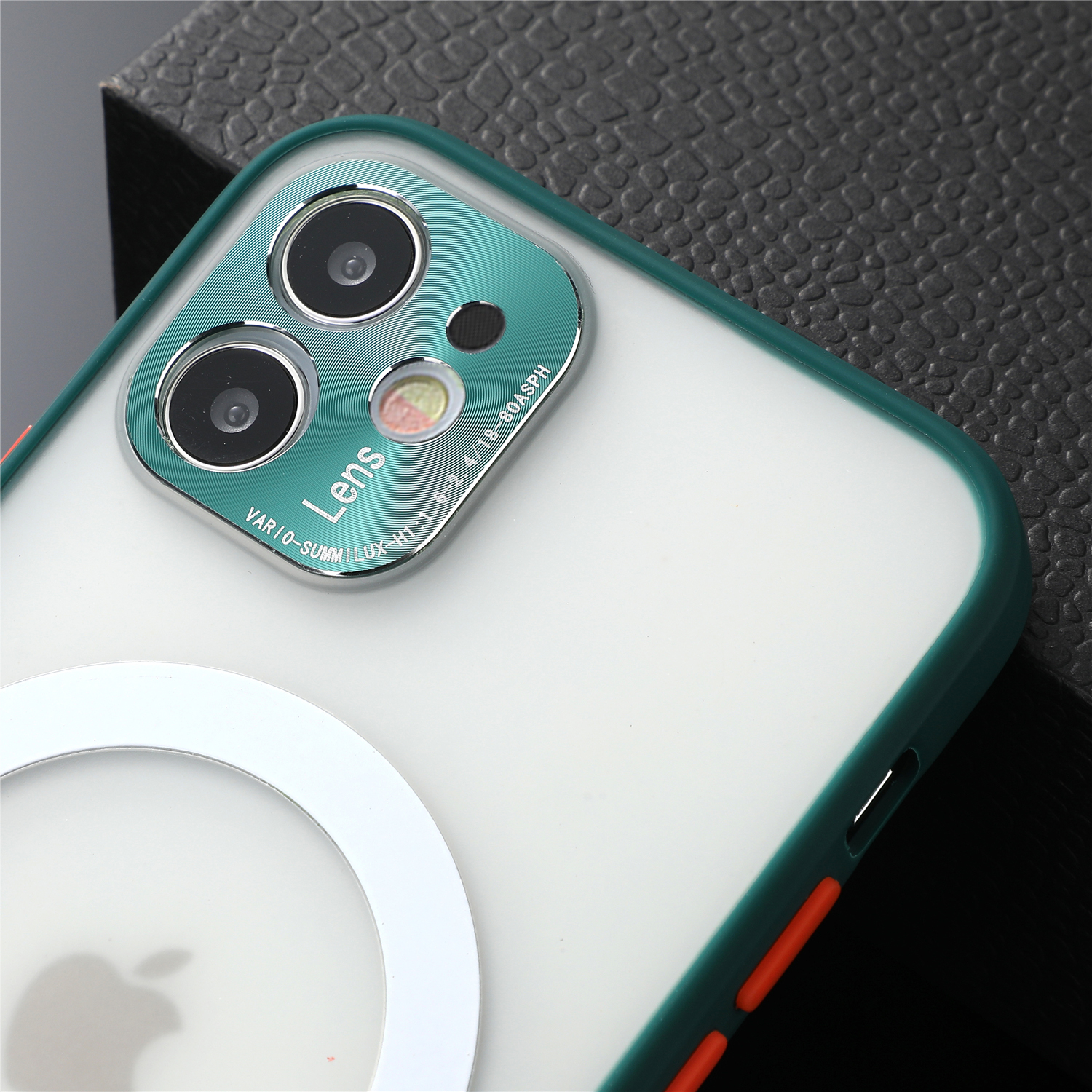 Magnetic phone case for iphone 11 / iphone 11 pro / iphone 11 pro max Metal camera circle magsafe case