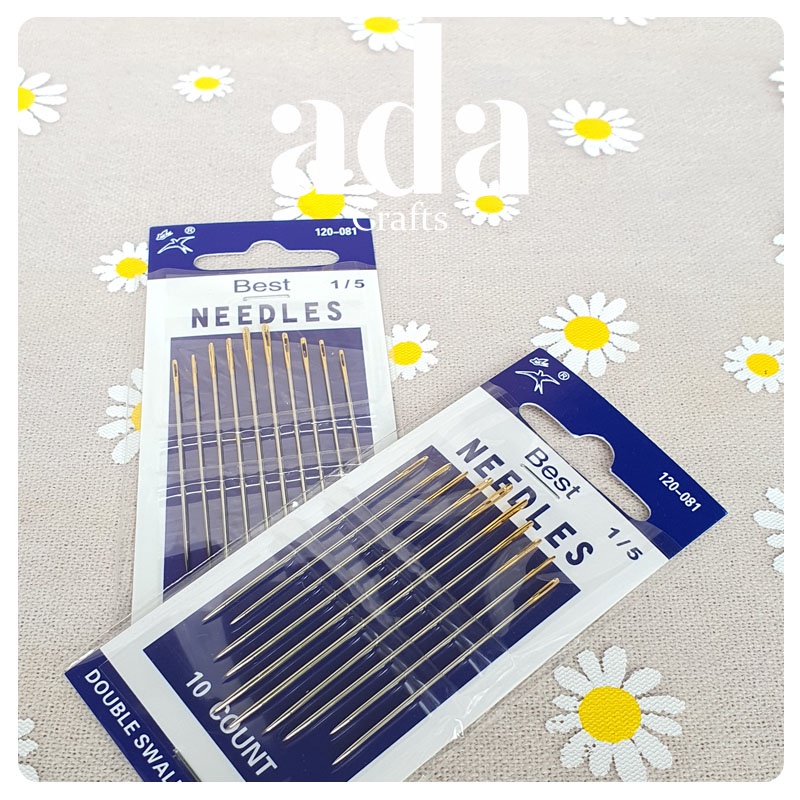 Vỉ kim khâu chỉ nhiều size - ada.crafts