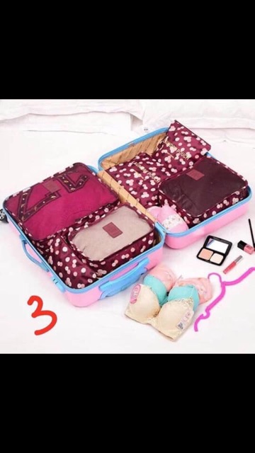 Sét 6 túi du lịch gấp gọn