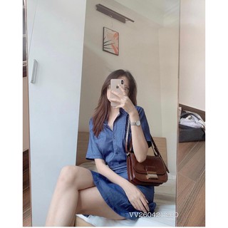 VÁY GIẢ JEANS(Váy liền ảnh thật)