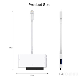 Cáp Chuyển Đổi Cổng Lightning Sang Sata Cho Ipad / Iphone