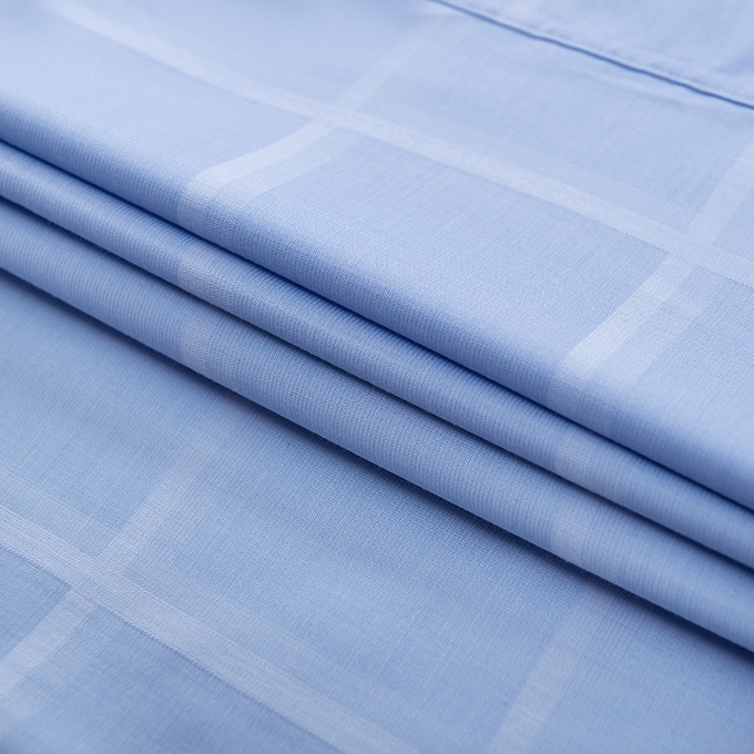 [HÀNG VIỆT NAM] Áo Sơ Mi Nam Công Sở Trung Niên Dài Tay Thương Hiệu Anton Kẻ Caro Chìm Sợi Tre - AT303 | BigBuy360 - bigbuy360.vn