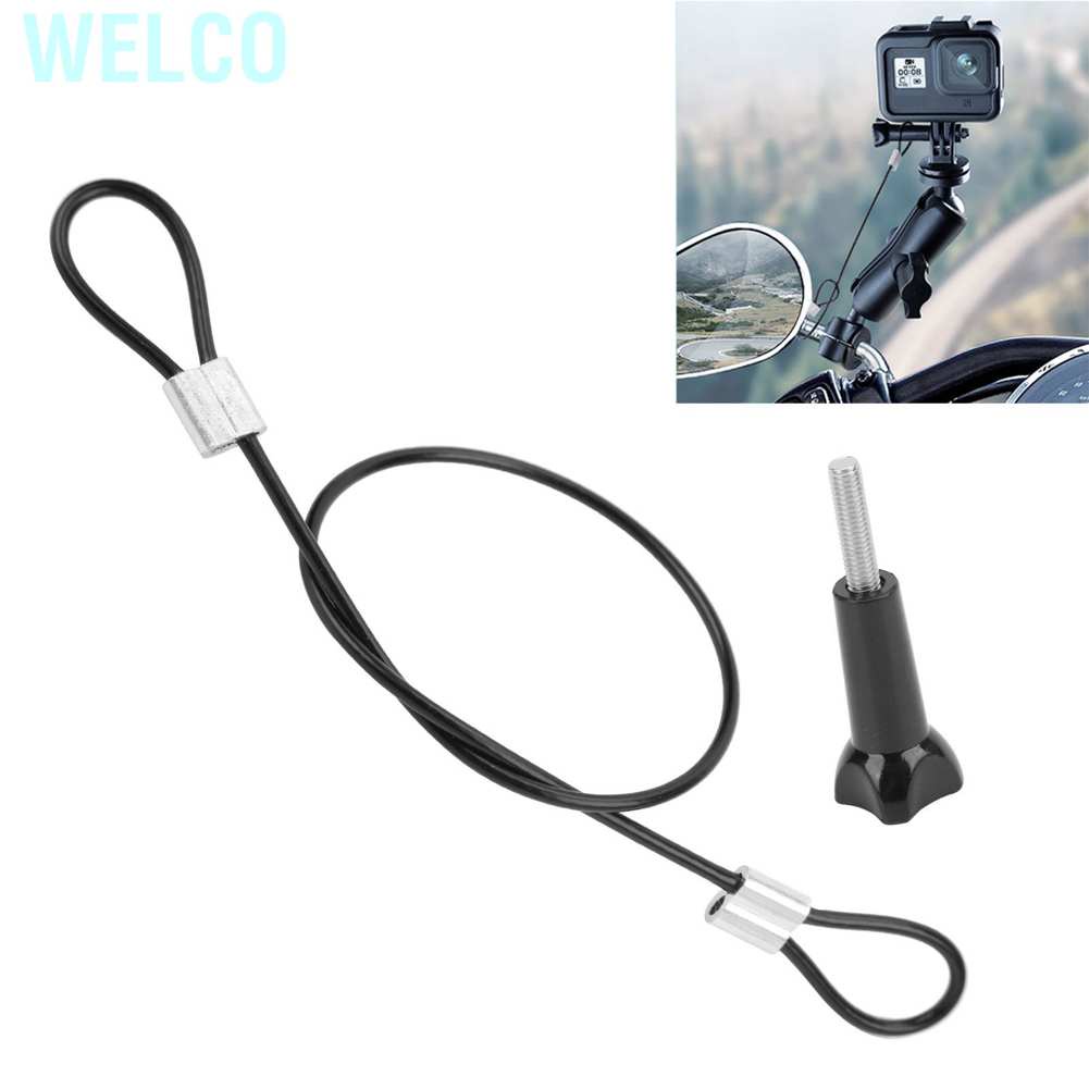 Dây đeo cổ tay bằng thép không gỉ 30cm kèm ốc vít 1/4 inch cho GOPRO/DJI OSMO
 | WebRaoVat - webraovat.net.vn