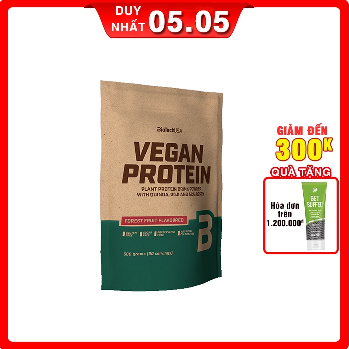 Whey Protein Thực Vật Vegan Protein BiotechUSA 500g