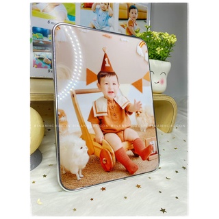 Khung ảnh tráng gương để bàn cho bé