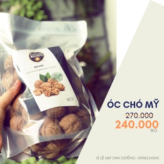 -1kg Hạt Óc chó Mỹ nhập khẩu Loại 1 bao trả hàng