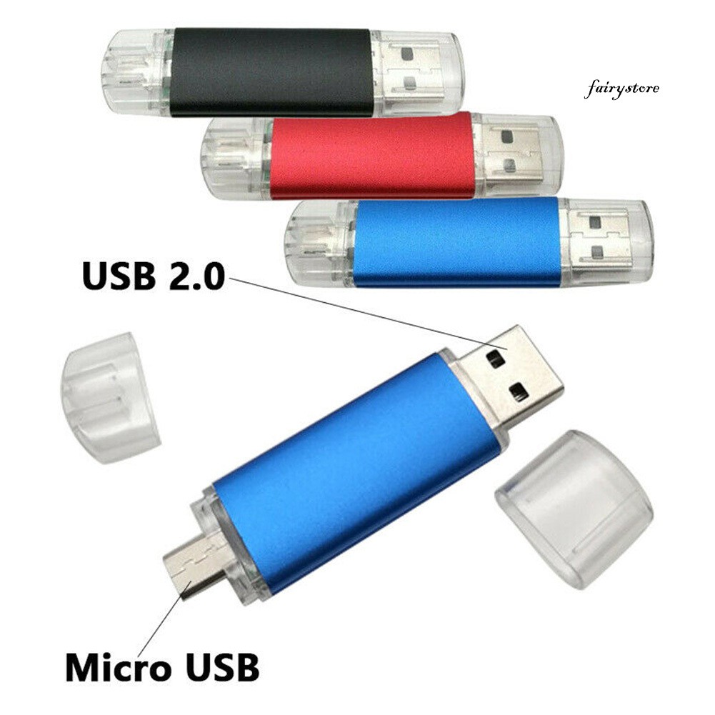 Thẻ Nhớ Fs + 1 / 2tb Usb 2.0 Otg 2 Trong 1 Cho Điện Thoại Android