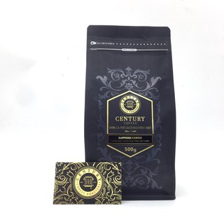 Sapphire Coffee 500gram - Cà Phê Rang Xay Nguyên Chất -  Vị Đậm Mạnh - Century Coffee