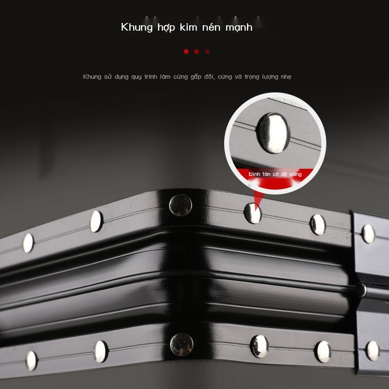 Hành lý chắc chắn và bền Hộp đựng xe đẩy bánh xe câm vali khung nhôm nam nữ sinh viên đựng mật khẩu hộp lớn