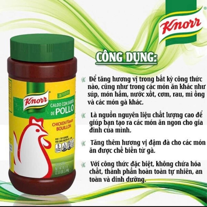 Hạt Nêm Knor Hiệu Con Gà 1.14Kg