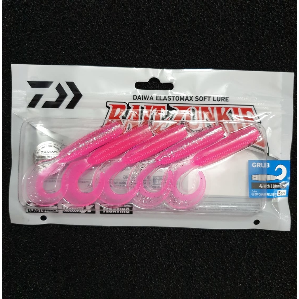 MỒI MỀM DAIWA ELASTOMAX SOFT LURE GRUB - ĐUÔI C (Grub)