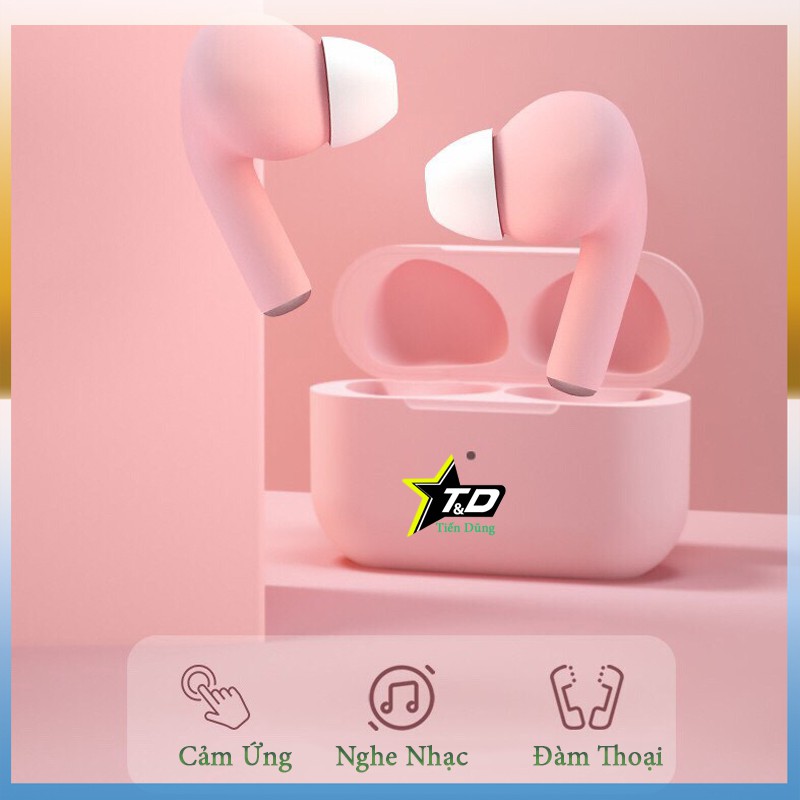 Tai nghe bluetooth inpods pro bản nâng cấp tai nghe inpods 12- Tai nghe inpods pro thiết kế trẻ trung có các màu