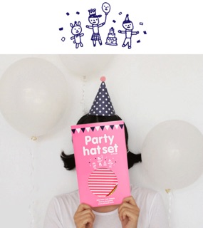Set mũ giấy party, mũ sinh nhật