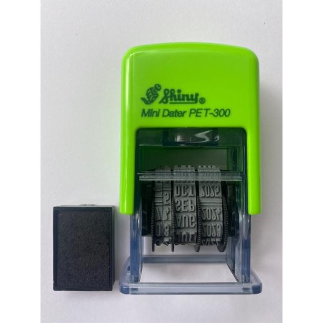 Dấu đóng ngày tháng năm có mực sẵn Shiny PET 300, dấu nhảy ngày tháng năm S300,Shiny Mini Dater