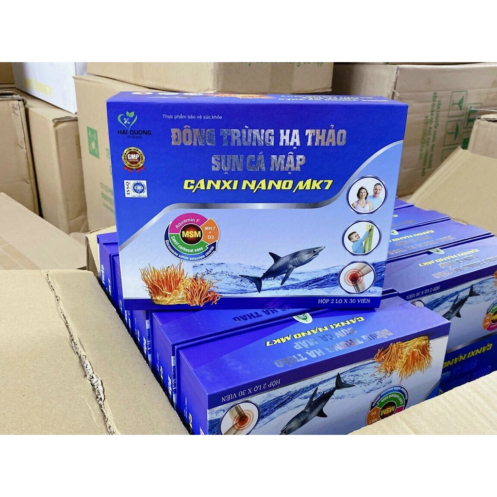 Đông trùng hạ thảo sụn cá mập- hỗ trợ giảm thoái hóa, viêm khớp