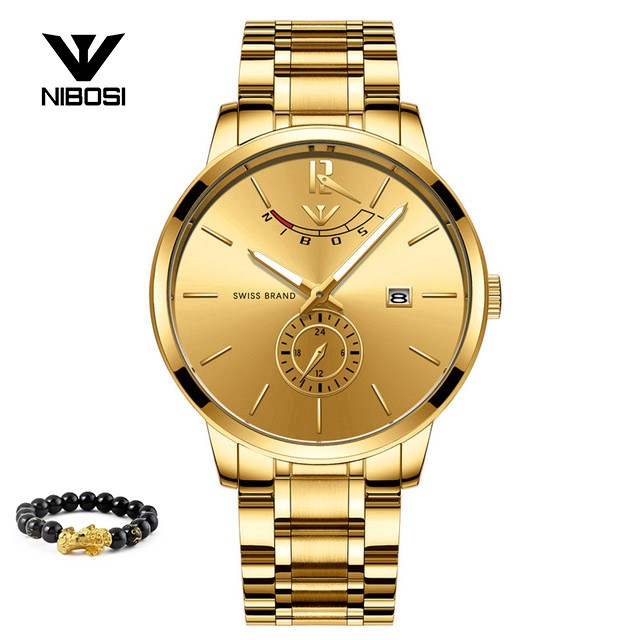 [Tặng vòng tay]Đồng hồ nam NIBOSI chính hãng NI2318.04 thiết kế thời trang sang trọng