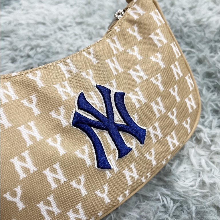 [TỔNG HỢP + VIDEO THẬT ]Túi Đeo Vai / Túi kẹp nách NY MLB Monogram Jacquard Hobo Black | HÀNG XUẤT DƯ XỊN | CÓ SẴN